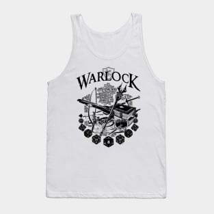 RPG Class Series: Warlock - Black Version Tank Top